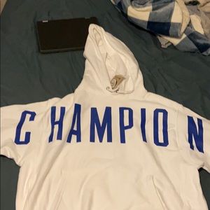 white champion hoodie